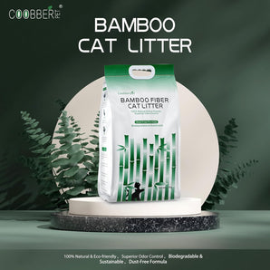 Coobberpet Bamboo Fiber Cat Litter: Eco-Friendly, Superior Odor Control