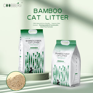 Coobberpet Bamboo Fiber Cat Litter: Eco-Friendly, Superior Odor Control