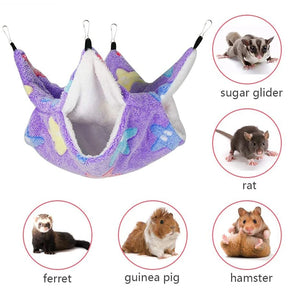 Hamster Ferret Rabbit Hedgehog Bed Hamster Hammock Squirrel Rat Swing Nest Cages Small Animal Hanging Cave Pets Supplies