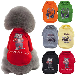 Warm Dog Clothes For Small Medium Dog 18 Styles Pet Dogs Cat Outfit Jacket Clothing French Bulldog Costume Chihuahua Yorkie Vest