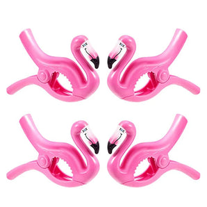 4pcs/2/1pc Flamingo Shapes Clips Beach Towel Quilt Clip Clothes Shoes Hanging Pegs прищепки декоративные Clothesline Accessories