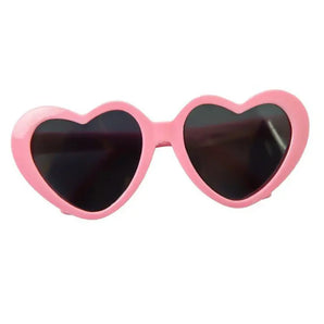 Pet Heart Glasses for Valentine's Day - Fun Photo Props for Dogs and Cats, Cute Accessories for Your Furry Friend