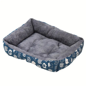 Pet Nest Winter Warm Square Cat Nest Dog Sofa Comfortable Dog Bed Mat Pet Supplies For Kitten Puppy Small Cat & Dog