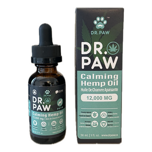 Dr. Paw Calming Hemp Oil for Dogs 12,000mg (30mL)