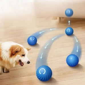 Dog Toy Smart Bouncing Rolling Ball Interactive Chew Jumping Ball USB Rechargeable Automatic Moving Cat Entertainment Products