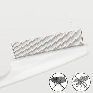 Stainless Steel Comfort Flea Hair Grooming Tools pet flea removal For Cats Dogs Pet Deworming Brush Short Long Hair Fur Remove