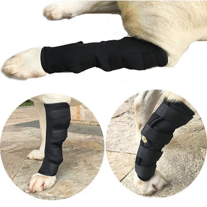 Leg Knee Pads for Dogs Recovery Bandage Anti-Lick Wound Dog Arthritis Auxiliary Fixed Joint Protector Dog Accessories