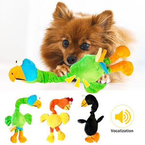 Squeaky Dog Toy Puppy Dog Accessories Pets Dog Toys Interactive Screaming Chicken Sound Toy Puppy Bite Resistant Chew Toy