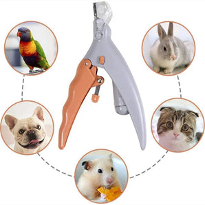 Professional Pet Nail Clipper Scissors Pet Dog Cat Nail Toe Claw Clippers Scissor LED Light Nail Trimmer for Animals Pet Supplie