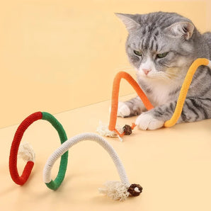 Cat Interactive Toys Molar Cotton Rope Silvervine Cat Teaser Teeth Cleaning Kitten Toys Pet Linen Chew Supplies Accessories