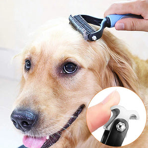 Professional Pet Deshedding Brush Dog Hair Remover Pet Fur Knot Cutter Puppy Cat Comb Brushes Dogs Grooming Shedding Supplies