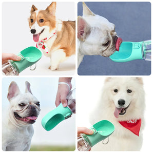 350/550ml Portable Pet Dog Water Bottle Bowl Feeder for Small Large Dogs Outdoor Travel Pet Water Dispenser Feeder Pet Product