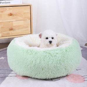 Plush Dog Bed for Small Dog Cushion Supplies Dogs Beds Puppy Accessory Washable Pet Large Basket Accessories Medium Cats