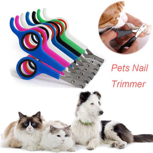 Pet Dog Cat Nails Clipper Cutter Stainless Steel Dog Grooming Scissors for Small Dogs Nail Supplies for Professionals