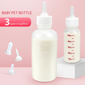 Pet Feeding Bottle Single Dog and Cat Feeding Bottle Newborn Puppy Cat Feeding Bottle 50ml 120ml Pet Silicone Feeding Bottle