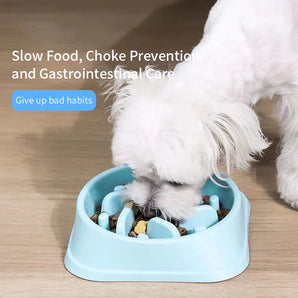 Pet Slow Food Bowl Small Dog Choke-proof Bowl Non-slip Slow Food Feeder Dog Rice Bowl Pet Supplies Available for Cats and Dogs