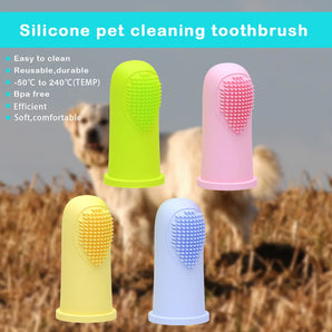 Silicone Dog Finger Toothbrush Toy Pet Products for Dogs Small Dog Accessories Supplies Dog Tooth Care