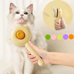 Pet Grooming Needle Brush Magic Massage Comb Hair Remover Pets General Supplies with Pet Nail Clippers For Cat Dog Cleaning Care