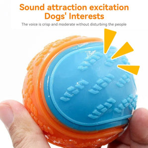 Bite-resistant Pet Dog Toy Rubber Ball Beef-flavored Elastic Ball To Prevent Dog From Destroying Things Dog Training Supply