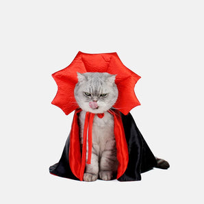 Funny  Halloween Pet Costumes Cosplay Vampire Cloak for Small Dog Cat Kitten Puppy Dress Kawaii Pet Clothes Cat Accessoties Gift