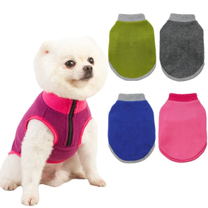 Warm Pet Clothes for Small Dogs Cats Fleece Vest Chihuahua Outfits Puppy Clothing French Bulldog Poodle Costume Dog Accessories