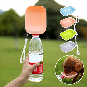 Pet Travel Water Bottle Portable Outdoor Water Bowl Dog Cat Water Bottle Drinking Water Feeder for Dog Cat Bottle Pet Supplies