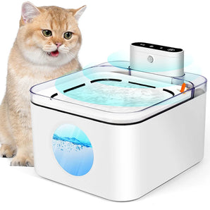 3L Rechargable Wireless Sensor Pet Cat Water Fountain Auto Drinking Fountain For Cats Dog Drinker Pet Water Dispenser Bowl