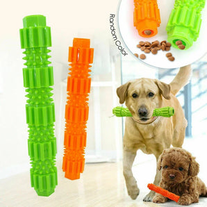 Pet Dog Toy TPR Material Bite-Resistant Leaky Food Molar Stick Training Gnawing Clean Care Oral Pet Entertainment Supplies