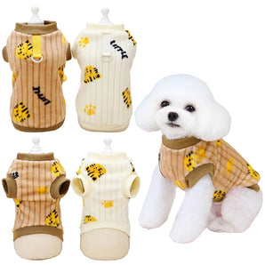 Winter Fleece Dog Clothes for Small Dogs Cats Vest Puppy Coat French Bulldog Chihuahua Shih Tzu Pug Costumes Dog Accessories