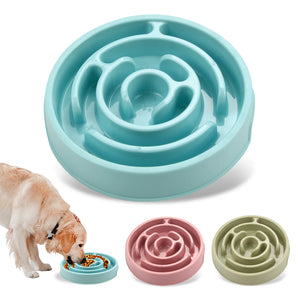 Dog Slow Feeder Bowl Pet Anti-choking Non Slip Food Feeding Dishes Plastic Puzzle Bowl for Large Medium Small Dogs Puppy