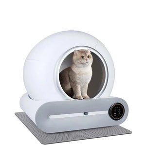 Pet Cat Smart Litter Pan Cat Litter Box Mobile App Control Litter Box Ionic Deodorisation Purifying Air Smart Litter Pan