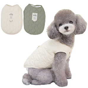 Dog Winter Warm Vest for Small Dog Cat Clothes Puppy with D-ring Coat Cotton Pet Jacket Chihuahua Outfit French Bulldog Costumes