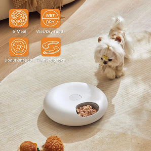 WiFi Dry and Wet Frozen Food Pet Automatic Feeder Food Timer Dispenser Portion Control Removable Dog and Cat Feeder