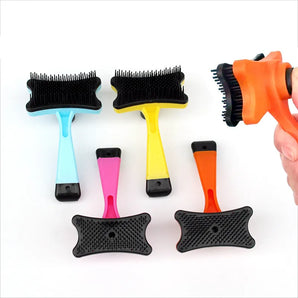 Dog Cat Hair Removal Comb Brush Plastic Pet Grooming Products for Cats Gotas Katten Brushes mascota Accessories cleaning Combs