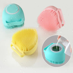 Bathroom Puppy Big Dog Cat Bath Massage Gloves Brush Soft Safety Silicone Pet Accessories for Dogs Cats Tools Mascotas Products