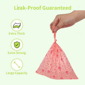 Pet Dog Poop Bags Biodegradable Compostable Eco Friendly Dog Waste Bags Dispenser Outdoor Degradable Dog Excrement Bags supplies