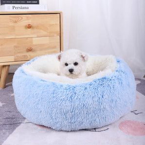 Plush Dog Bed for Small Dog Cushion Supplies Dogs Beds Puppy Accessory Washable Pet Large Basket Accessories Medium Cats