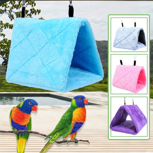 Pet Hamster Cage House Hanging Nest Parrot Parakeet Budgie Cockatiel Warm Bed Rat Hammock Bird Winter Toys Bird House Bird Nest