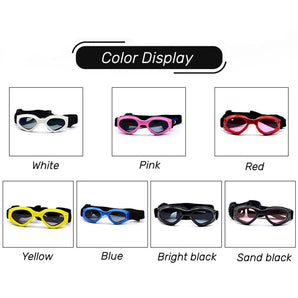 Dog Goggles Cute Pet Small Dog Sunglass Heart-shaped Sun Glasses UV Protection Windproof Pet Eye Wear Pet Grooming Accessories