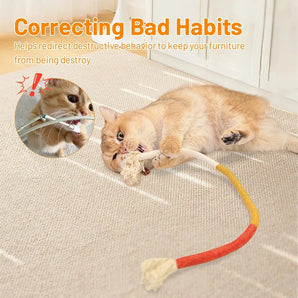 Cat Interactive Toys Molar Cotton Rope Silvervine Cat Teaser Teeth Cleaning Kitten Toys Pet Linen Chew Supplies Accessories