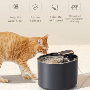 Cat Water Fountain Automatic 3L Cat Water Dispenser Pet Feeder Dog Pet Water Fountain Pump with 1 Replacement Filter