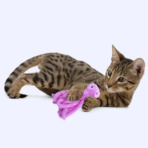 Cat Toys Interactive Cute Octopus Plush Toy Anti Bite Teeth Interactive Game Pet Supplies Cat Dog Toy Supplies Pet Products