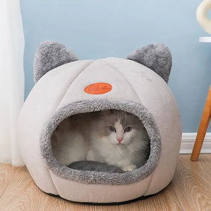 Dog Bed Pet Deep Sleep Cave Comfort Soft Warm Mats Sleeping Kennel Winter Cozy Nest for Small Medium Big Dogs Kitten House