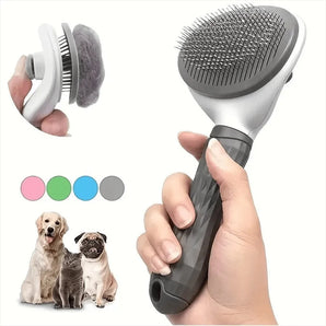 Pet Stainless Steel Needle Brush Grooming Comb Hair Remove Dog And Cat Floating Hair Cleaning Beauty Skin Care Tool Pet Supplies