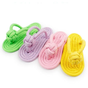 Dog Chewing Toy Cotton Slipper Rope Toy for Small Large Dogs Pet Teeth Training Molar Toys Interactive Dog Toy Dog Accessories