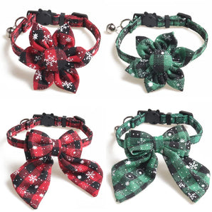 Christmas Dog Bow Tie Pet Puppy Dog Cat Accessories for Small Dogs Dog Bandana Pet Supplies  Bow Ties for Dogs