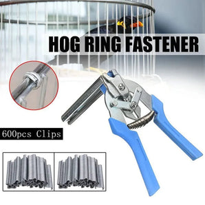 Fastening Clamp Installation Poultry Cage Pliers 600 Nails Chichen Rabbit Fox Bird Dog Cage Clamp Installation Kit