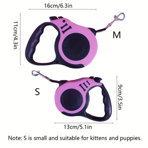 Pet Leash for Dogs Retractable  Dog Collar Double Strap Pets Accessories Big Harness Small Supplies