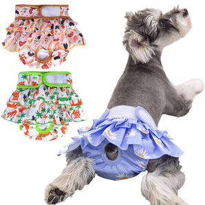 Dog Diaper Sanitary Physiological Pants for Small Large Dogs Cat Washable Underwear Pet Protective Trousers Dogs Supplies