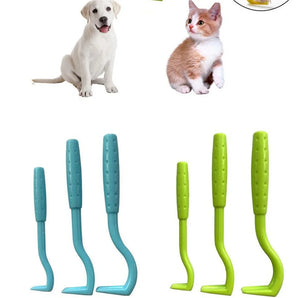 Dog Tick Remover Kit Easy Use Flea Remover Hook Tweezer For Dogs Tick Clamp Pets Cat Dog Miates Flea Extractor Accessories